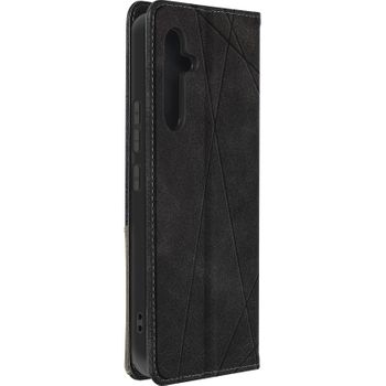 Funda Para Samsung Galaxy A54 5g Monedero Prisma Patrón Colección Geo Negro