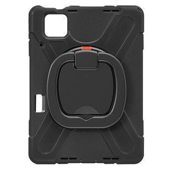 Funda Xiaomi Pad 6 Antigolpes Soporte Manillar Giratorio De Doble Material Negro