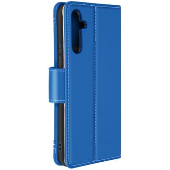 Funda Samsung Galaxy A34 5g Wallet Multi-compartimento Soporte De Vídeo Azul