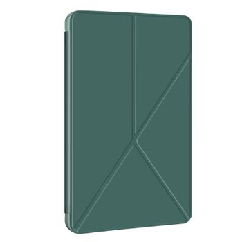 Funda Para Samsung Tab S9 Clapet Origami Soporte Diferentes Ángulos Verde Oscuro