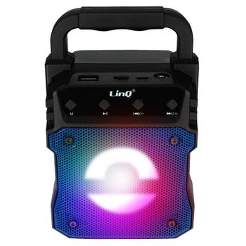 Altavoz Portatil - Infiniton K8 - Negro, 5W, Bluetooth, USB, Karaoke