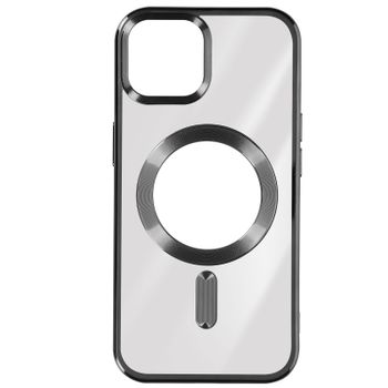 Funda Magsafe Para Iphone 15 Protector Cámara Borde Cromado