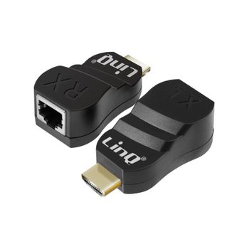 2x Adaptador Extensión Hdmi A Ethernet Resolución Hd 1080p Alcance De 30 M Linq