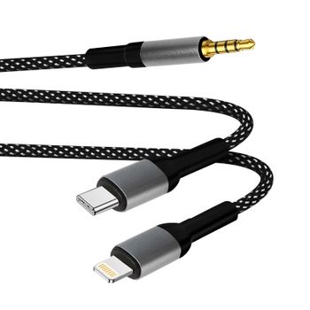 Cable Usb-c A Lightning De 1,2m Linq, Carga Rápida 3a - Blanco con