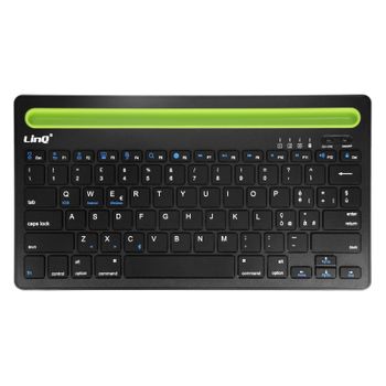 Teclado Touchpad Bluetooth En Español Tablet pc celular Negro GENERICO