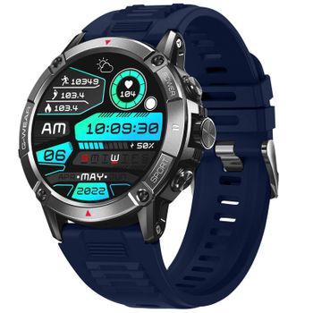 Reloj Deportivo Con Música Pulsera Antichoque Gestion De Llamadas Linq Azul