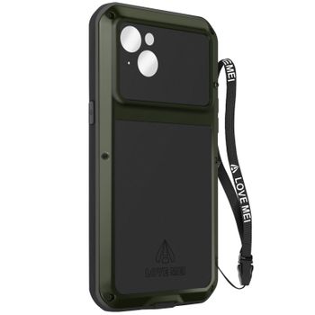 Funda Love Mei Para Apple Iphone 14 Integral Antigolpes Resistente Al Agua Caqui