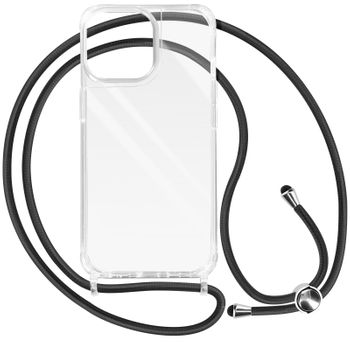Funda Corda Rígida Para Iphone 15 Pro Max Serie Corda Transparente