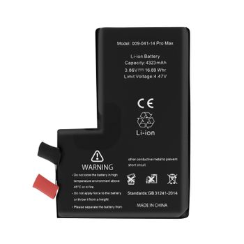 Batería Sin Bms Para Apple Iphone 14 Pro Max Capacidad 4325mah