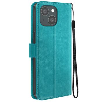 Funda Para Iphone 15 Con Muñequera Solapa Multifunción