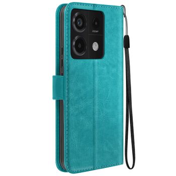 Funda Para Redmi Note 13 Pro 5g Con Muñequera Solapa Multifunción