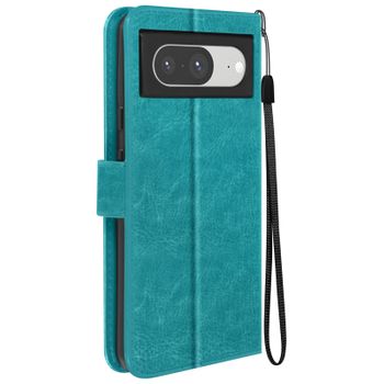 Funda Para Pixel 8 Con Muñequera Solapa Multifunción