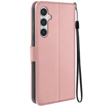 Funda Para Galaxy S24 Con Muñequera Solapa Multifunción