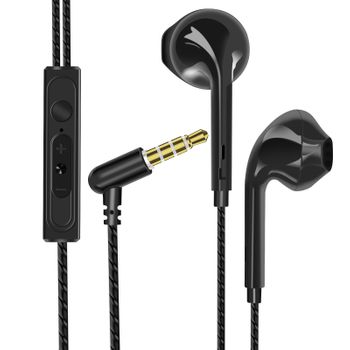 Auriculares Jack De 3,5 Mm Con Cable, Micrófono Y Botones Multifunción