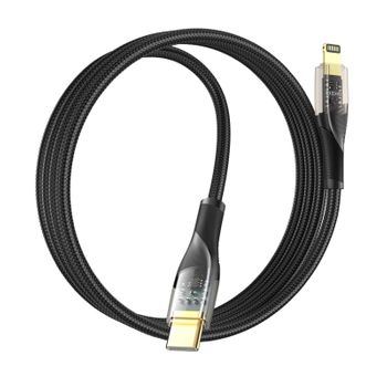 Cable Usb Cable Usb C A Lightning 27w Trenzado De Nailon De 1 M