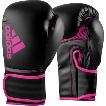 Guantes De Boxeo Adidas Hybrid 80 Negro-rosa