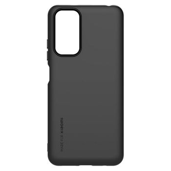 Funda Para Xiaomi Redmi Note 11 Y 11s Semirrígida Silicona + Ecopiel Hecho Negro