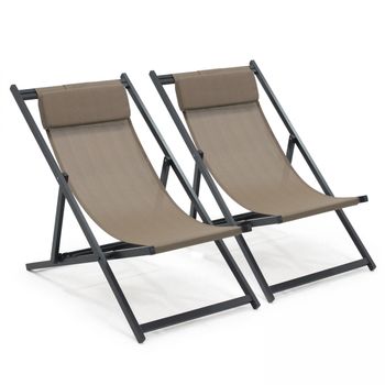 vidaXL Tumbona plegable de madera con mesa auxiliar (44253) desde 183,91 €