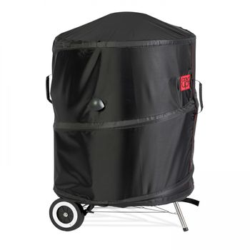 Funda Para Barbacoa Redonda Ø67 X 80 Cm De Poliéster Negra