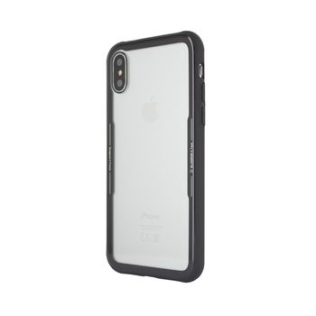 Muvit Carcasa Skin Compatible Con Apple Iphone Xs/x Vidrio Templado Marco Negro
