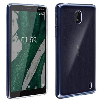 Carcasa Trasera + Cristal Templado Muvit Para Nokia 1 Plus