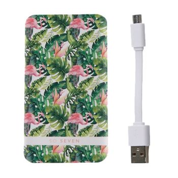 Batería Externa Tropical Avec Coque Pour Iphone Se / 8