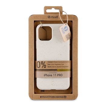 Muvit For Change Carcasa Bambootek Coton Compatible Con Apple Iphone 11 Pro