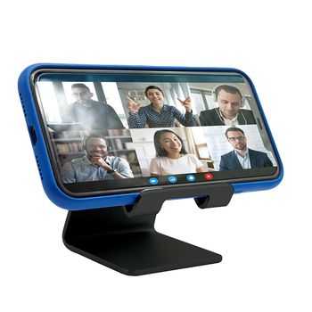 Myway Soporte Sobremesa Compatible Con Smartphones Y Tablets Negro