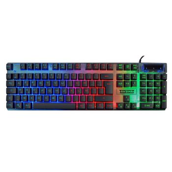 Teclado Para Jugadores Gaming Con Cable Shonen K01 A Membrana