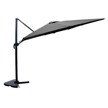 Parasol Excéntrico 3x4 M Gris Cesare