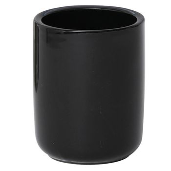 Vaso De Baño Redondo Hecho En Dolomite Negro