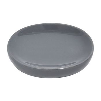 Jabonera Oval De Dolomite Tendance 12,5x9,5x3 Cm Gris