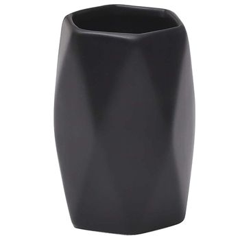 Vaso De Baño De Gres Tendance Diamante Ø7,5 X 11,5 Cm Negro