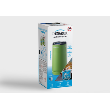 Difusor Thermacell® Anti Mosquito, Color Verde. Fácil De Usar, Altamente Eficaz E Inalámbrico; Crea Un Escudo Anti Mosquito De 20 M2, Te Ofrece 12 Horas De Protección Sin Deet, Sin Humo, Sin Spray