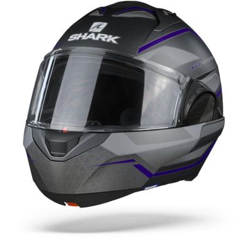  HOMCOM Casco de Moto Integral Talla L-59-60 cm Casco de