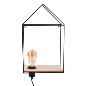 Estante Alambre Decorativo Con Luz 41cm M6 La12091 Home Deco Factory