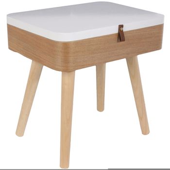 Mesa Maleta De Madera Cmp Iberica 40 X 30 X 52,3 Cm Bicolor