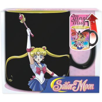 Taza Térmica De Cerámica Sailor Moon Modelo Grupo