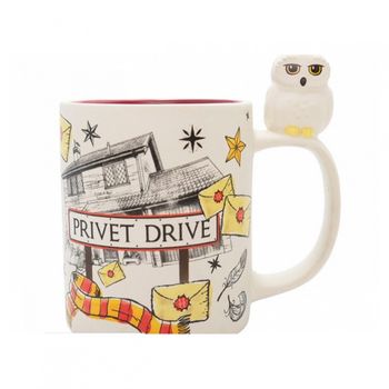 Taza 3d Harry Potter - Hedwig Y Privet Drive