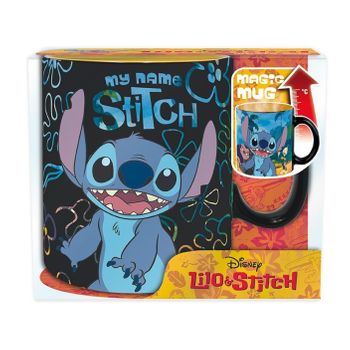 Taza Térmica De Cerámica Disney Modelo Lilo & Stitch