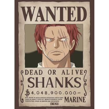 Poster Chibi Abystyle One Piece Modelo Wanted Shank