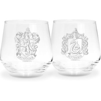 Set De 2 Vasos Abystyle Harry Potter Modelo Gryffindor & Slytherin