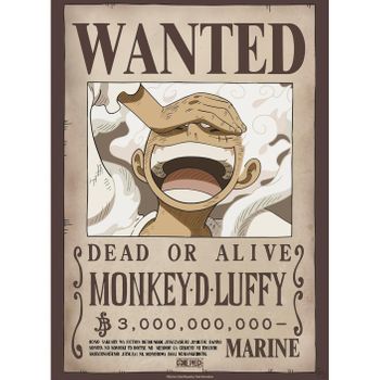 Poster Chibi Abystyle One Piece Modelo Wanted Luffy Wano