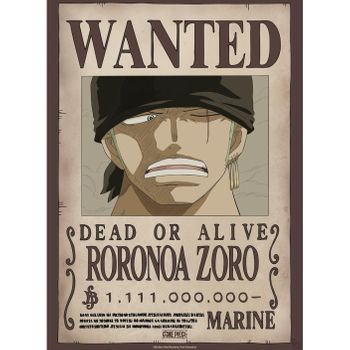 Poster Chibi Abystyle One Piece Modelo Wanted Zoro Wano