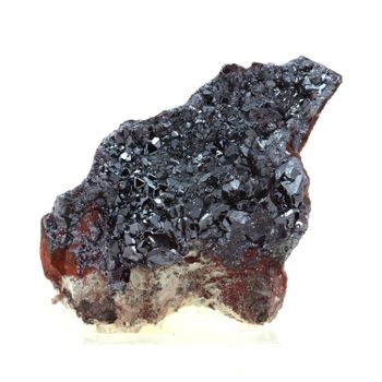 Cuprite - Piedra Natural De México, Mina Milpillas - Cristal Rojo De Curación Y Transformación | 334.5 Ct - Certificado De Autenticidad Incluido | 44 X 40 X 18 Mm