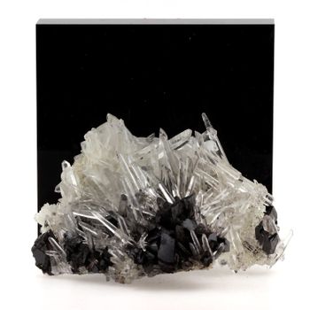 Hübnerite - Natural Pierre De Perú, Mina Huayllapon - Cristal Hübnerite Y Quartz, Mineralogy Muestre - 1190.5 Ct - Certificado De Autenticidad Incluido | 110 X 85 X 85 Mm