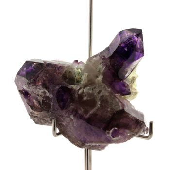 Amethyst + Ortesis De Cuarzo - Piedra Natural De Namibia, Goboboseb Mts - Cristal Multicolor Raro | 1135.5 Ct - Certificado De Autenticidad Incluido | 78 X 64 X 74 Mm