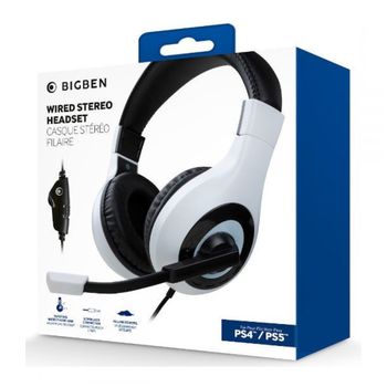 Auriculares Con Micrófono Gaming Nacon Ps5headsetv1white