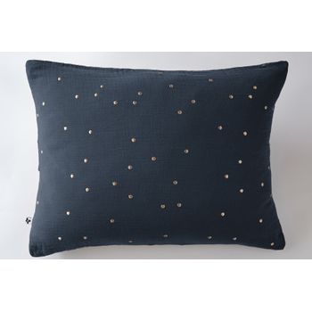 Funda De Almohada 50 X 70 Cm Gaïa Chic Medianoche