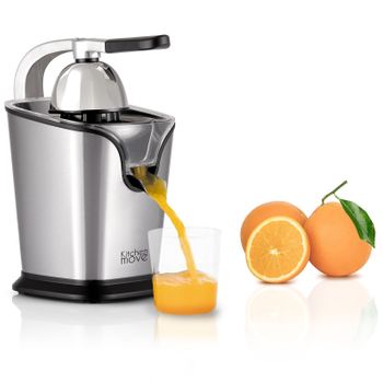 Princess Black Steel Juicer 201853 Exprimidor de cítricos, Brazo de Palanca  Profesional, Cono Universal, 160 W, Edición Especial Acero Negro, Varios :  : Videojuegos